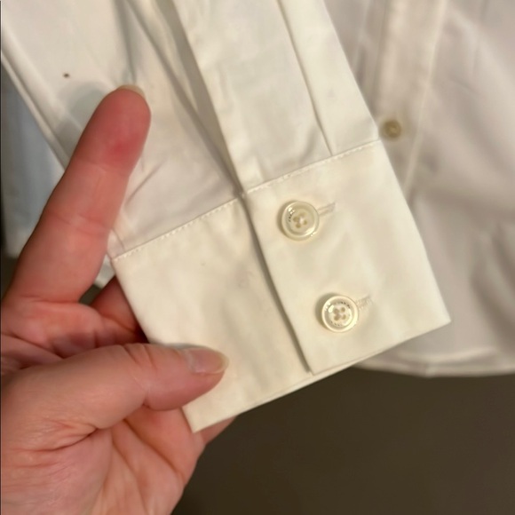 Kate Spade “Mrs.” White Button-Up Shirt NWT - Picture 5 of 6